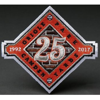 2017 Baltimore Orioles 25th Years Anniversary and Commemorative Patch