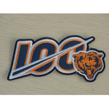 2019 Chicago Bears 100th Anniversary Seasons NFL Football Jersey Patch