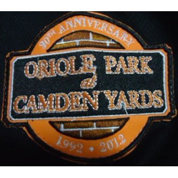 Baltimore Orioles Camden Yards 20th Annivesary Patch