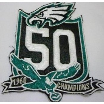 Philadelphia Eagles 50th Anniversary Patch