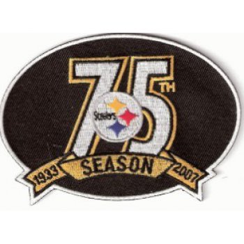 Pittsburgh Steelers 75th Anniversary Patch