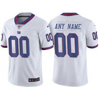 Men's New York Giants ACTIVE PLAYER Custom White Color Rush Limited Stitched NFL Jersey