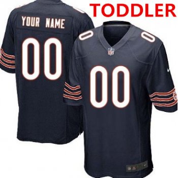 Toddler nike chicago bears customized blue game jersey