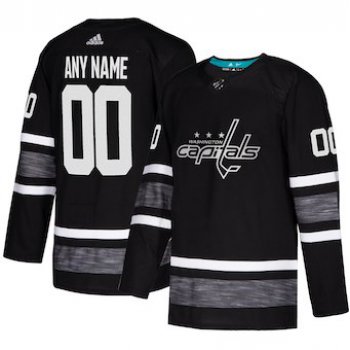 Men's Washington Capitals adidas Black 2019 NHL All-Star Game Parley Authentic Custom Jersey