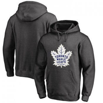 Toronto Maple Leafs Dark Gray Men's Customized All Stitched Pullover Hoodie