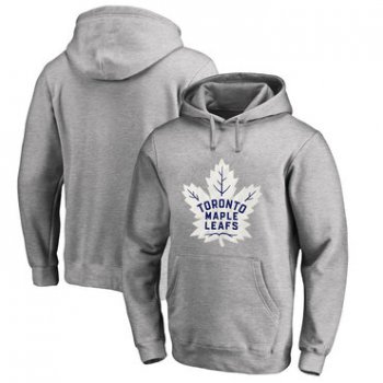 Toronto Maple Leafs Gray Men's Customized All Stitched Pullover Hoodie