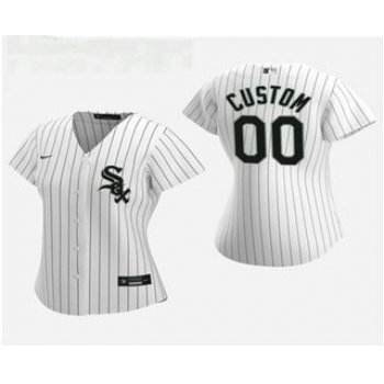 Women's Custom Chicago White Sox 2020 White Home Nike Jersey