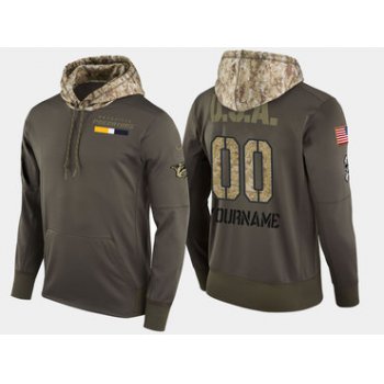 Nike Predators Men's Customized Olive Salute To Service Pullover Hoodie