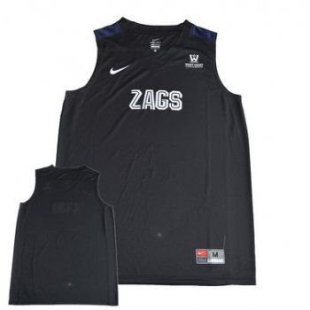 Gonzaga Bulldogs Black Men's Customized College Basketball Jersey