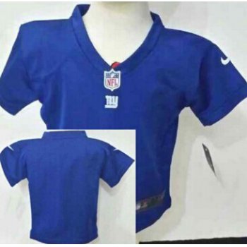Nike New York Giants Custom Blue Toddlers Jersey