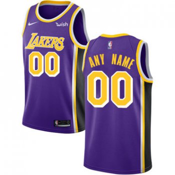 Youth Los Angeles Lakers Authentic Purple Statement Edition Nike NBA Customized Jersey