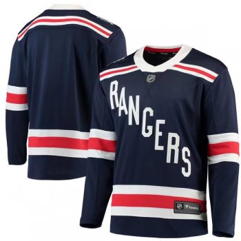 Adidas New York Rangers Navy Blue Authentic 2018 Winter Classic Stitched NHL Custom Jersey