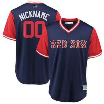 Men's Boston Red Sox Majestic Navy 2018 Players' Weekend Cool Base Custom Jersey