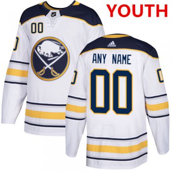 Youth Adidas Buffalo Sabres Customized Authentic White Jersey