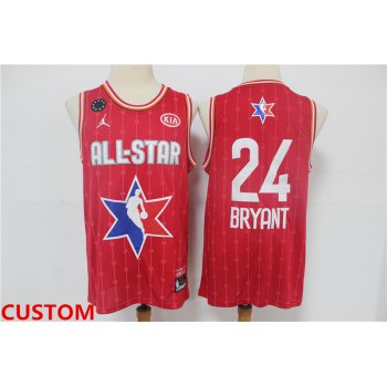 Men's Custom The Jordan Brand 2020 All-Star Game Swingman Stitched Red NBA Jersey