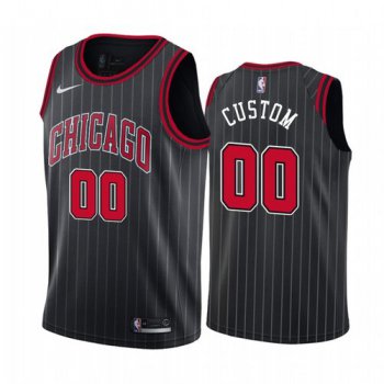 Nike Chicago Bulls Custom Black 2019-20 Statement Edition NBA Jersey
