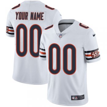 Youth Nike Chicago Bears Road White Customized Vapor Untouchable Player Limited Jersey