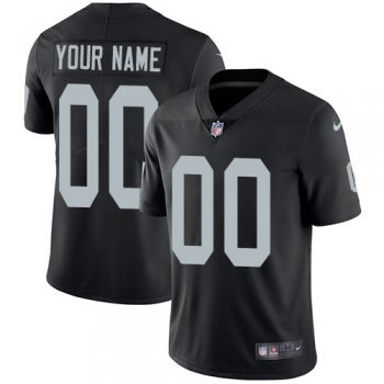 Youth Nike Oakland Raiders Home Black Customized Vapor Untouchable Limited NFL Jersey