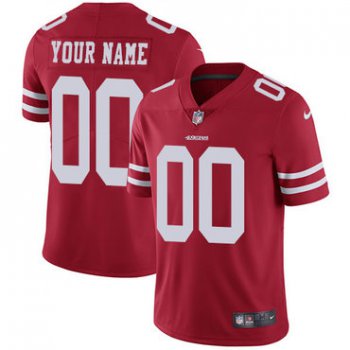 Youth Nike San Francisco 49ers Home Red Customized Vapor Untouchable Limited NFL Jersey