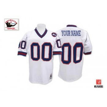 Customized New York Giants Jersey Throwback White Football Jersey