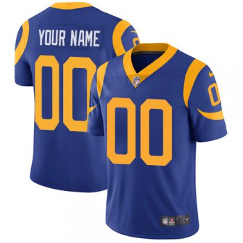 Men's Nike Los Angeles Rams Royal Customized Vapor Untouchable Player Limited Jersey