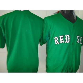 Men's Boston Red Sox Customized Green Jersey