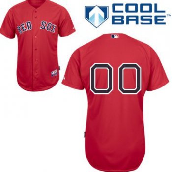 Men's Boston Red Sox Customized Red Jersey