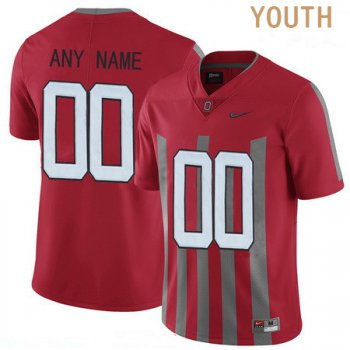 Youth Ohio State Buckeyes Custom Nike College Football 1916 Throwback Jersey - Red