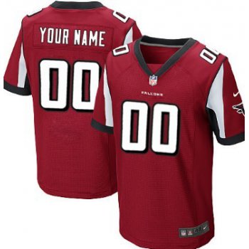 Men's Nike Atlanta Falcons Customized Red Elite Jersey