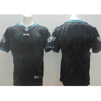 Men's Nike Philadelphia Eagles Customized 2014 Black Elite Jersey