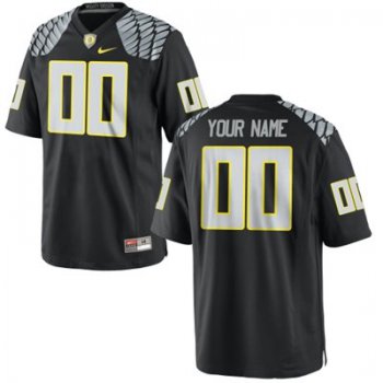 Mens Oregon Ducks Nike Custom Game Jersey - 2015 Black
