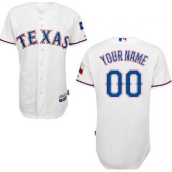 Kids' Texas Rangers Customized 2014 White Jersey