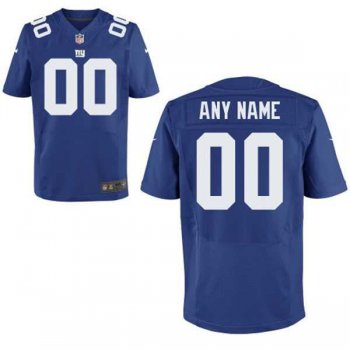 Men's New York Giants Nike Blue Customized 2014 Elite Jersey