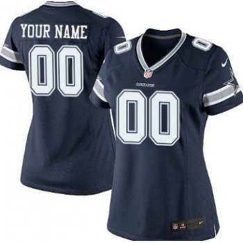 Women's Nike Dallas Cowboys Customized Blue Game Jersey