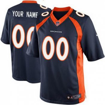 Youth Nike Denver Broncos Customized 2013 Blue Game Jersey