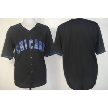 Kids' Chicago Cubs Customized 2012 Black Fashion Jersey