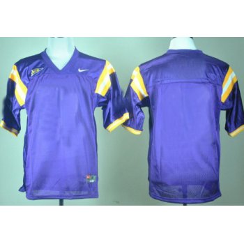 Men's LSU Tigers Customized Purple Jersey