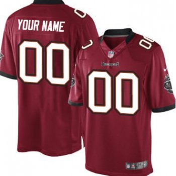 Kids' Nike Tampa Bay Buccaneers Customized Red Limited Jersey