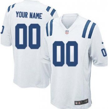 Kids' Nike Indianapolis Colts Customized White Game Jersey
