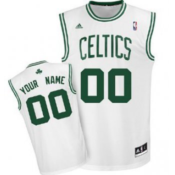 Kids Boston Celtics Customized White Jersey