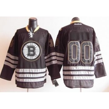 Boston Bruins Mens Customized 2012 Black Ice Jersey