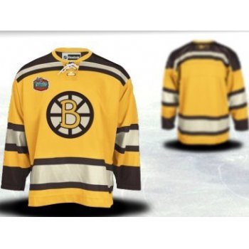 Boston Bruins Youths Customized Yellow Jersey