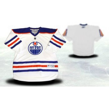 Edmonton Oilers Youths Customized White Thrid Jersey