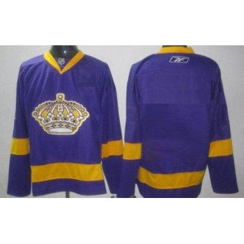 Los Angeles Kings Mens Customized Purple Jersey
