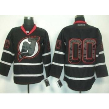 New Jersey Devils Mens Customized 2012 Black Ice Jersey
