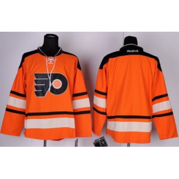 Philadelphia Flyers Youths Customized 2012 Orange Winter Classic Jersey