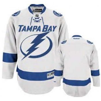 Tampa Bay Lightning Mens Customized White Jersey