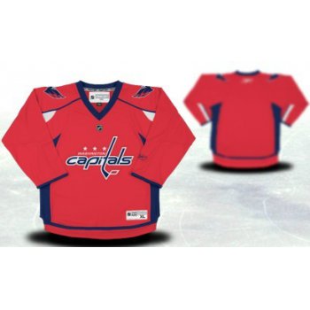 Washington Capitals Youths Customized Red Jersey