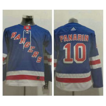 Youth New York Rangers #10 Artemi Panarin Royal Blue Home Adidas Hockey Stitched NHL Jersey