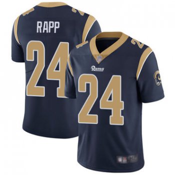 Rams #24 Taylor Rapp Navy Blue Team Color Youth Stitched Football Vapor Untouchable Limited Jersey